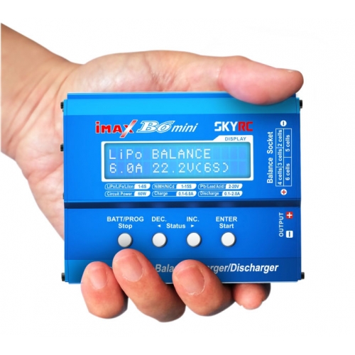 SkyRC iMAX B6 MINI 60W 6A 6S LiPo LiHv NiCd NiMh genuine SkyRC charger