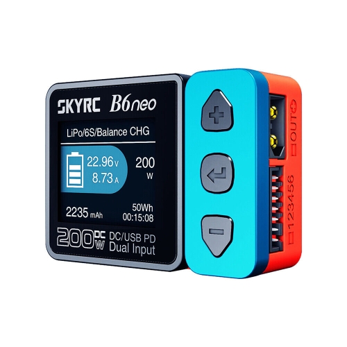 SkyRC B6 neo charger 80/200W 10A 6S LiPo/LiFe/LiIon/LiHV