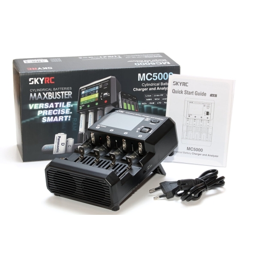 SkyRC MC5000 Charger / Cell Analyzer Lilo, LiHV, LiFe, NiMH, NiCd, eneloop, NiZn, RAM, LTO, Na-ion