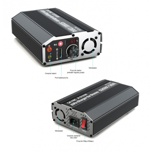 SkyRC PC520 Charger 520W/20A 6S LiPo Balance Charger for Drones